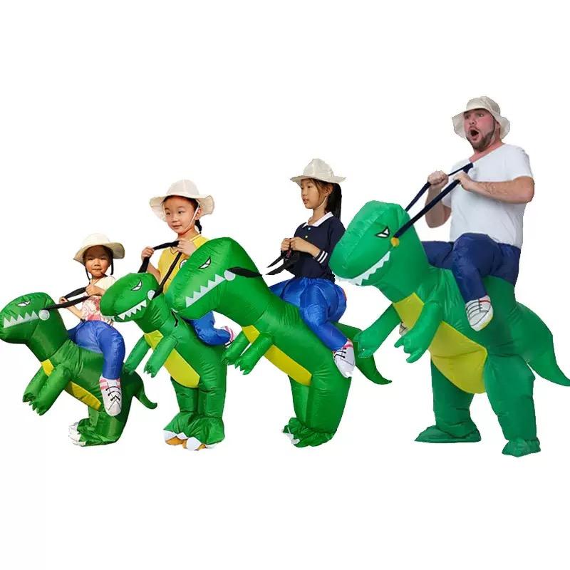 Inflatable Dinosaur Costume For Kids, Riding Dinosaur Dress-Up Costum,Suitable for Halloween Parties, Birthday Celebrations, School Events