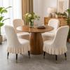 Jacquard Arc Chair Cover Elastic Chair Seat Cover New Dining Chair Cover  Dining Room
