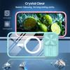 Slide Camera Lens Protection Clear For Magsafe Phone Case For 17 16 15 14 13 12 11 Pro Max Magnetic Wireless Charge Cover