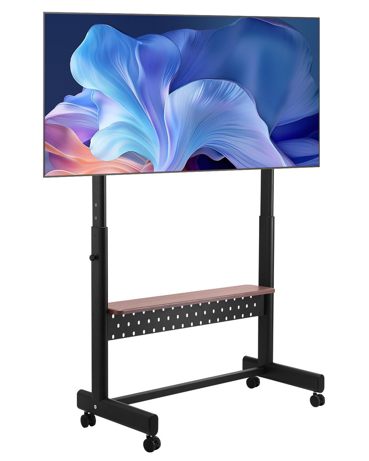VEVOR Rolling TV Stand, Mobile TV