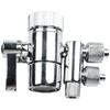 Robinet de deviere din alamă Argintiu 3/8 țoli și 5/16 țoli Robinet de deviere cu ieșiri Piese filtru robinet Pentru ESpring Se potrivește la majoritatea Standard