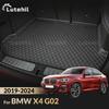 For BMW X4 G02 -2024 23 22 21 20 Lutehil 3D Car Trunk Mat High Side Waterproof Liner Cargo Carpet Pad Car Accessories