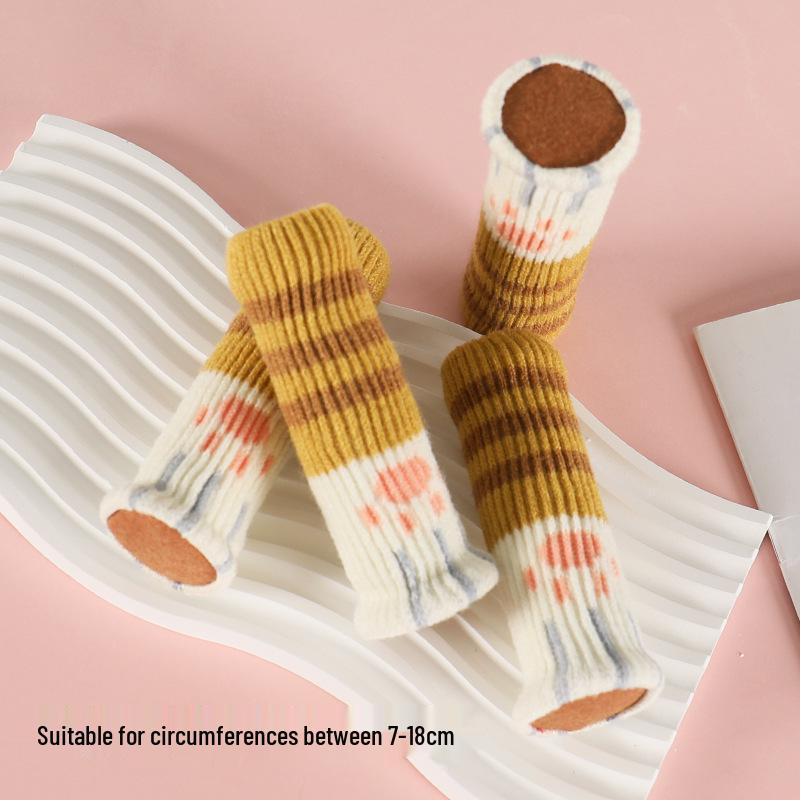 Thickened Non-Slip Chair and Table Leg Covers - Wear-Resistant, Silent Foot Pads for Tables and Chairs