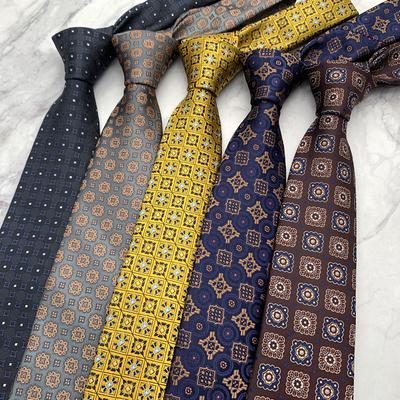 Krawatte für Herren, Retro-Muster, Business- und Freizeit-Accessoires, bevorzugte Quelle