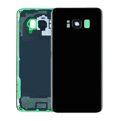 Porta de substituição de vidro da tampa traseira com lente de moldura para Samsung Galaxy S8