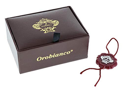 Orobianco Men's Tie Clip, Silver, ORT301