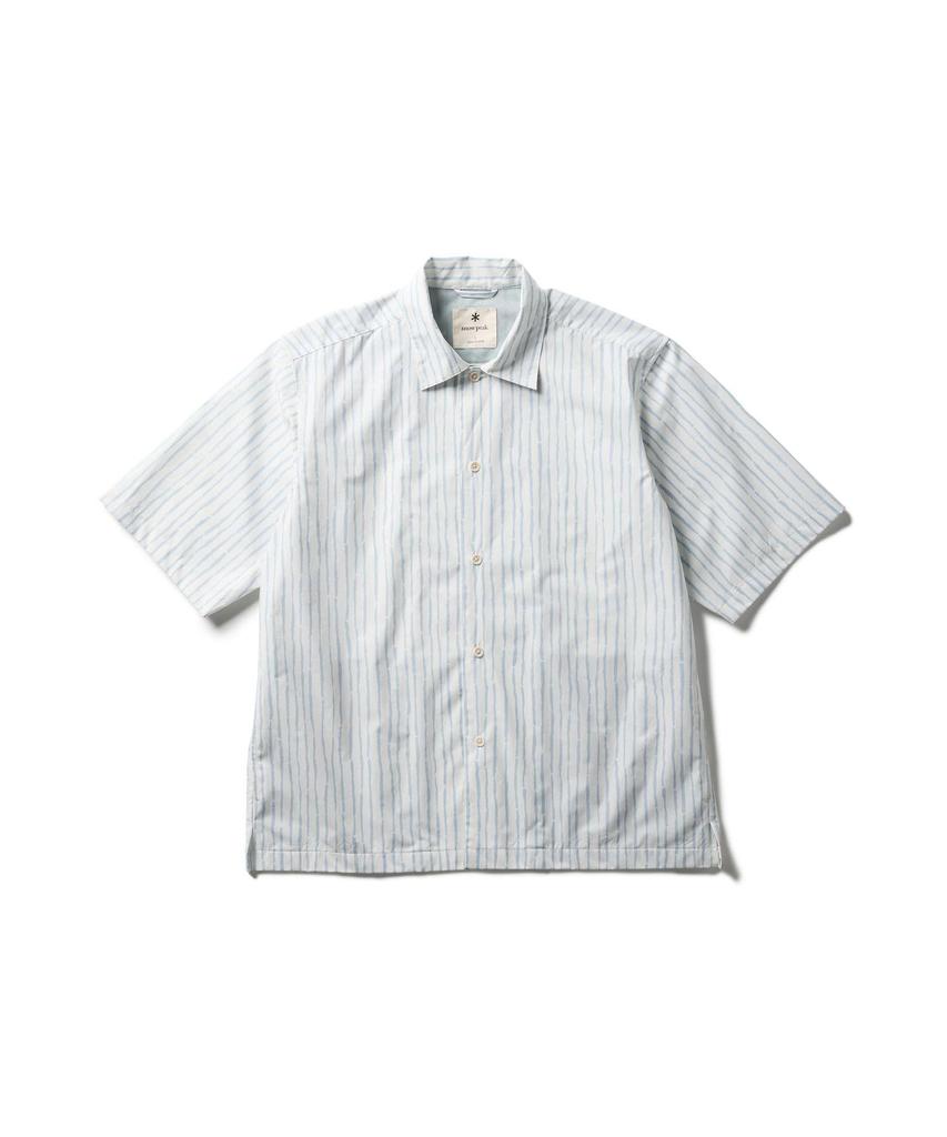 Patterned Shirt Take Tops Shirt Long Sleeve LIGHT GREY M [Snow Peak] SH-26SU010 Men's Women's