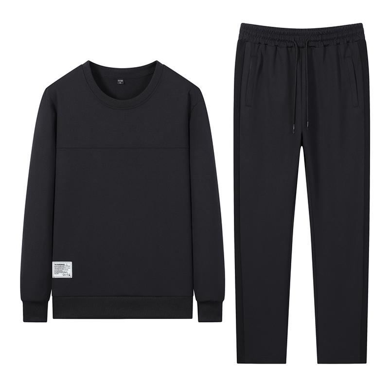 Sports Two-piece Set Plus Size Set Men's Spring And Autumn Casual Loose Running Suit Two-piece Set
