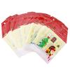 50Pcs Cute Christmas Cellophane Treat Bags Small Clear Gift Candy Cookie Goodies Bag for Holiday Party Favors