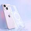 Mcdodo Magnetic Case Clear Case Reinforced For Magsafe Iphone 15 Pro Max Purple