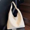 New Simple Retro Texture Soft Leather Tote Bag Summer Large Capacity Commuting Fashion Shoulder Armpit Bag