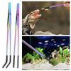 Reptile Feeding Tongs For Bearded Dragons Sturdy Stainless Steel Easy To Clean Pet Feeding Time