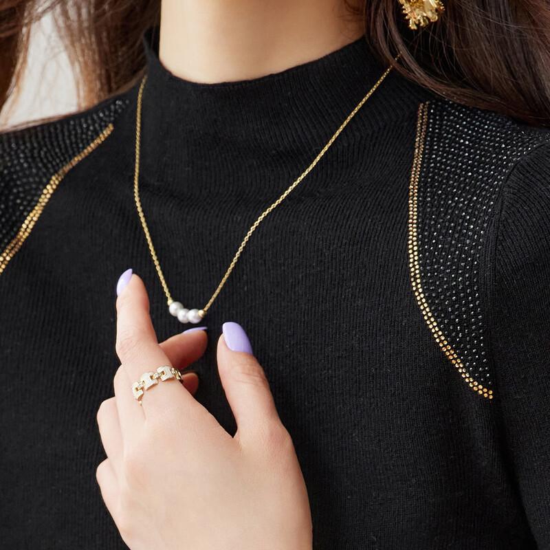 Women's Semi-High Collar Slim-Fit Wool Knit Sweater