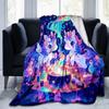 1pc Magic Potion Two Unicorns Blanket, Soft Warms, Living Room, Travel, Camping, Car Blankets, Beach