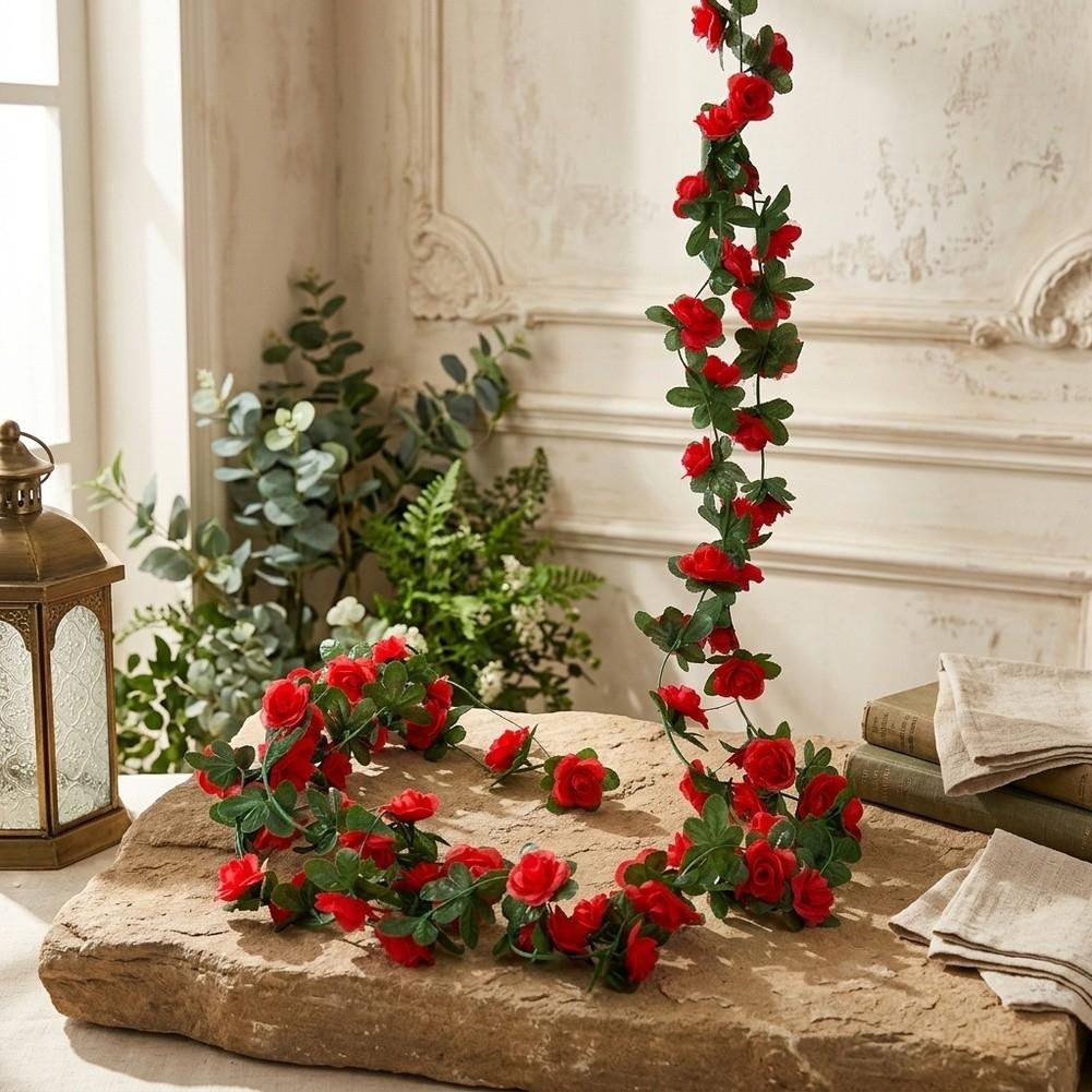 Beautiful Artificial Rose Vine 2 5m DIY Wedding Decoration Garland