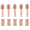 5pcs Electrode Nozzle Tip Nozzle Tips for  30   Cutting Torch Tellurium Copper Material Metal Cutting Consumables 3 Types of Nozzle Tips