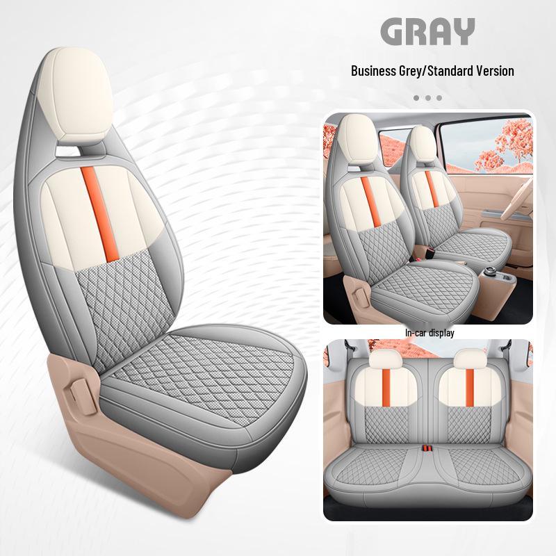 Geely Panda Mini Special Car Full Surround Leather Cartoon Seat Cushion Cover