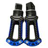 Motorcycle Rear Foot Pegs with Non Slip Texture Strong Aluminum & Simple Installation Guide Motorcycle Rear Footrests