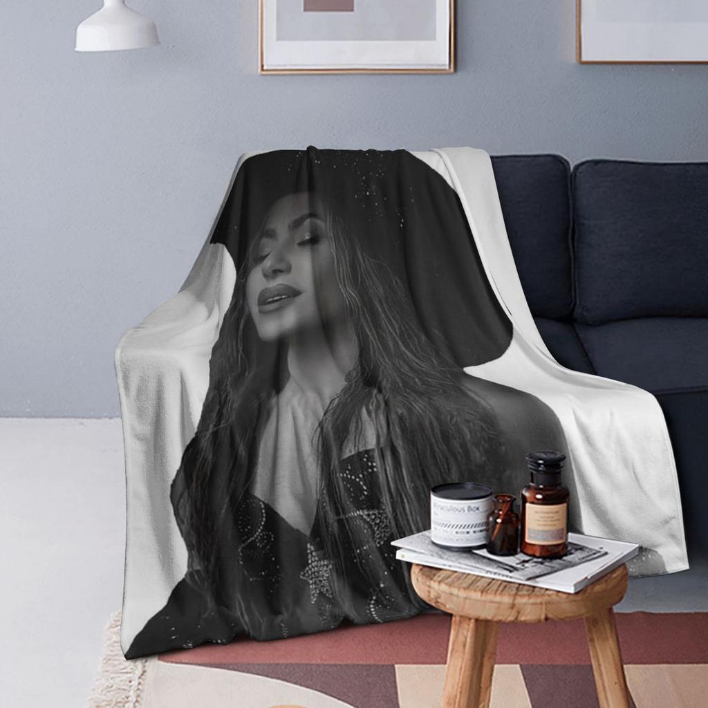 Shakira Tour 2025  Blanket Soft Warm Flannel Throw Blanket Plush for Bed Living room Picnic Travel Home Couch
