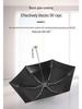 Compact Women's Five-Fold Sunshade Umbrella - Black Glue, UV Protection, for Sunny and Rainy Days, Customizable for Advertising