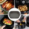 Silikonové vložky do horkovzdušné fritézy Čtvercový pekáč Opakovaně použitelný koš do horkovzdušné fritézy Kuchyňský vařící gadget pro horkovzdušnou fritézu