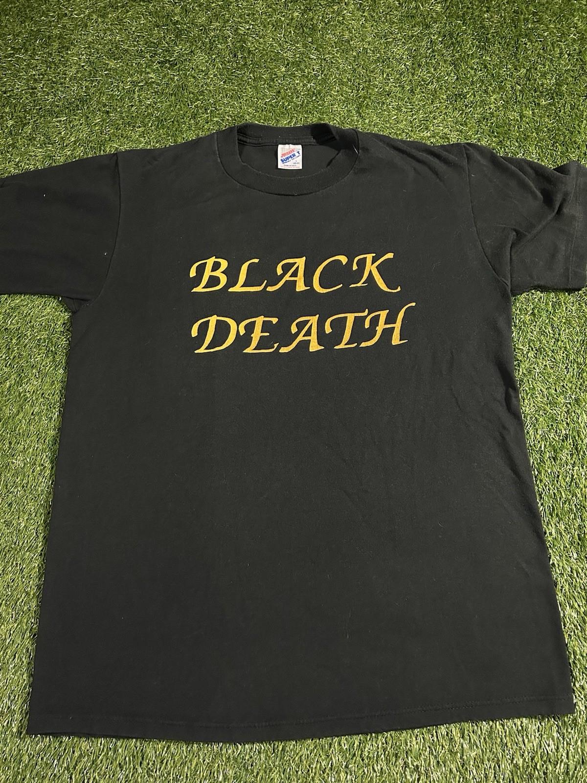 Vintage 90s Black Death African American Heavy Metal Band T Shirt Sz L Album Unisex T-Shirt M
