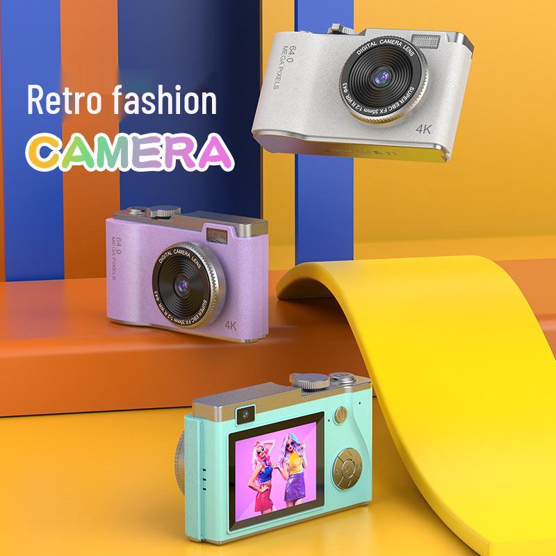 High-Definition Dual-Lens CCD Camera: Portable Digital Camcorder for Student Parties & Selfies