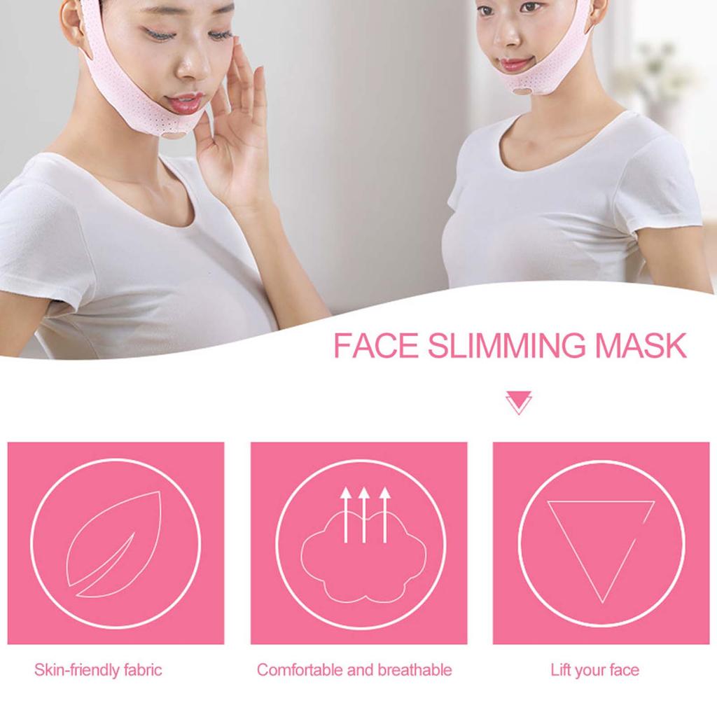 Face Tightening Lifting Belt Breathable Shape Contour Face Slimming Mask Bandage