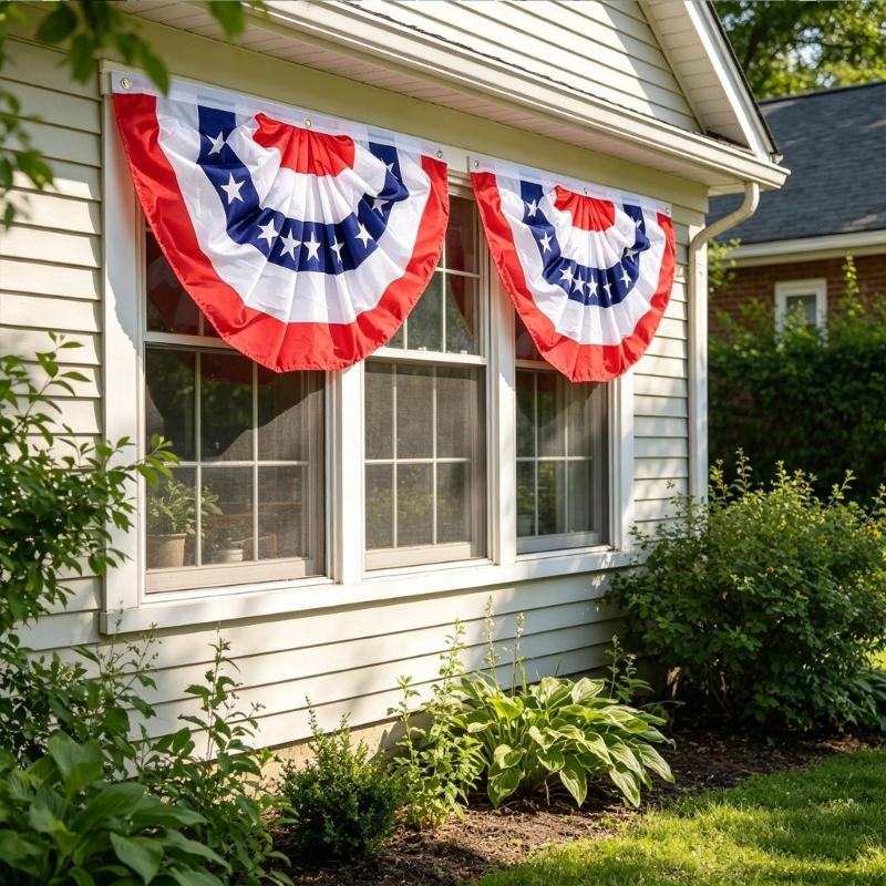 2 divisions Long Lasting Polyester Thematic Flags Wonderful For Continuous Outdoor Shows