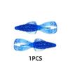 80mm Fishing Bait Wobbler Crazy Flapper Design Soft Lobster Worm Bait  Bass Fishing