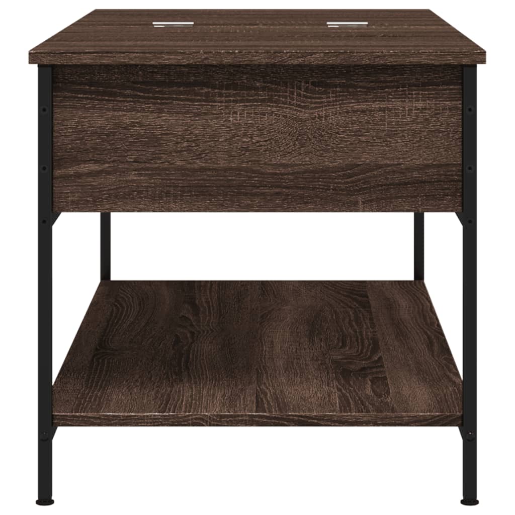  Coffee Table, Brown Oak, 100x50x50 Cm