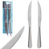 Stainless Steel Serrated Steak and Burger Knives 23cm 2-Pack