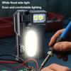 MultiFunction Portable Work Light EDC Flashlight With Charging Cable Portable Pocket Mini Light Double Light For Outdoor Camping