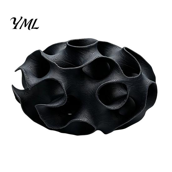 Small Fish Tank Ornament 3D Print Aquarium Shrimp Hideout, Sphere Hollow Breeding Cave, Freshwater Habitat Shelter for Shrimp, Fish, Aquascaping