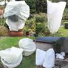 2PCS Plant Cold Protection Cover Non-woven Fabric Shrub Tree Antifreeze Bags with Drawstring Winter Frost Prevention Plant Cover