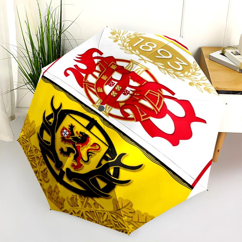 Royal Heraldry Ornate Design Folding umbrella Portable travel Umbrella travel light