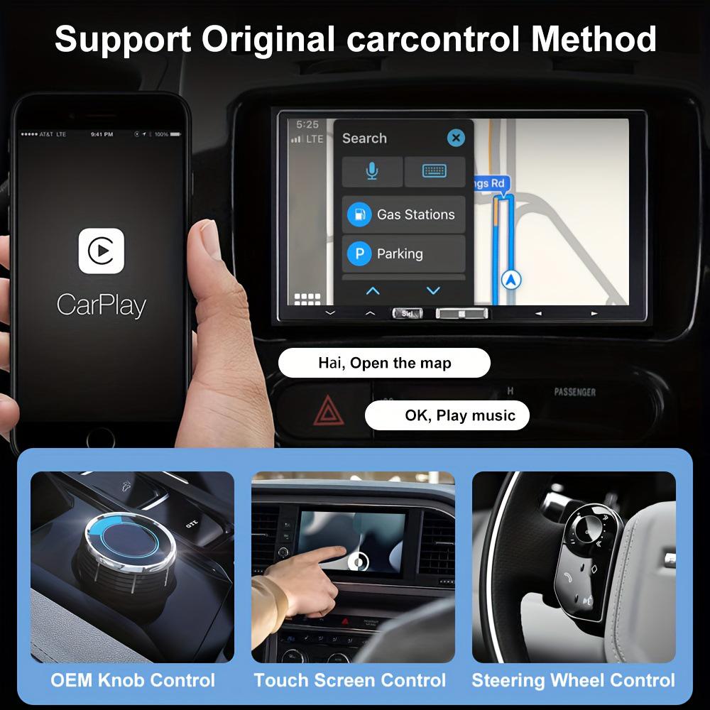 2-in-1 Wired to Wireless CarPlay & Android Auto Adapter