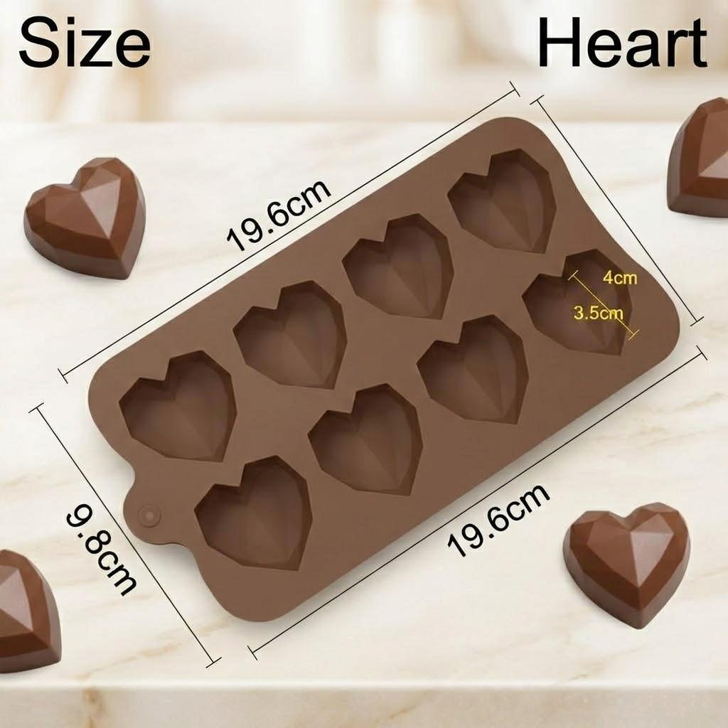 Silicone Chocolate Mold DIY Baking Mold Fondant Candy Cake Decoration Kitchen Accessories Baking Supplies