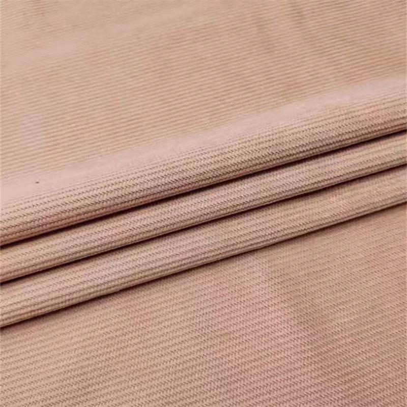 Solid Color Thicken Stripe Corduroy Fabric Stretch Durable Breathable for Handmade DIY Sewing Shirt Jacket Suit Clothing Fabric