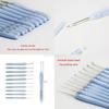 24TE 1.5-6mm Crochet Needles Soft Handle Crochet Hook Set for Crochet Craft Lightweight Crochet Hooks for Knitter Enthusiasts