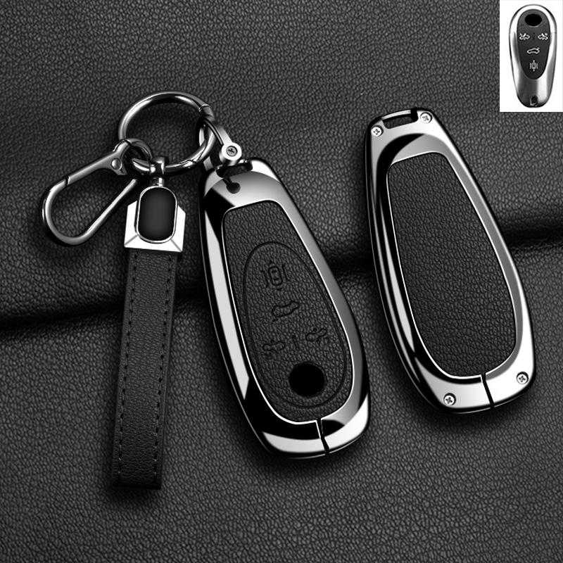 

Zinc Alloy Car Smart Remote Key Cover Case Protection Holder Shell Bag For Morris Garages Mg Cyberster Keychain Accessories