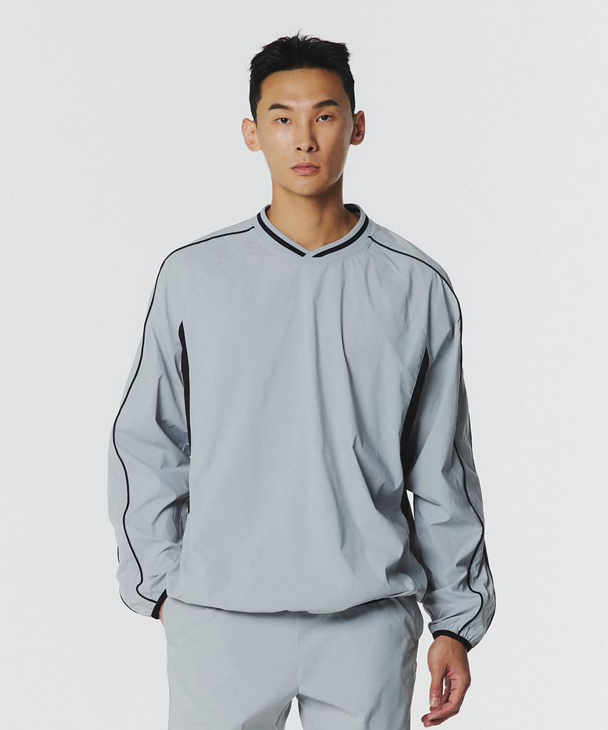MUSINSA STANDARD SPORTS Quick-Dry Overfit Block Piste Long Sleeve (2 Colors)