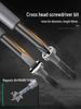 Electrician's Smart Test Pen: Color Light Screwdriver for Open Circuit, Breakpoint, Live & Neutral Wire Testing, High Torque for Household Use.