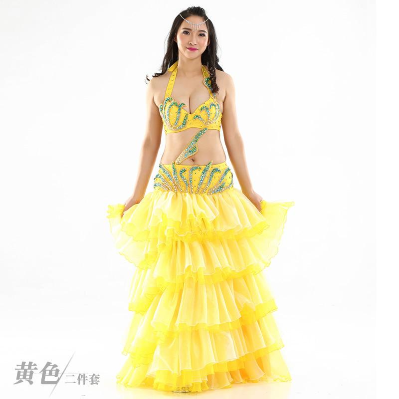 Belly Dance Set Belly Dance Performance Costume Belly Dance Performance Set Long Skirt Swing Dance Skirt Set Oriental Dance