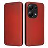 Carbon Fibre Flip Cover Leather Wallet Book Case For OPPO Reno 12 Pro 11 10 9 8 7 6 5 Magnetic Close Coque