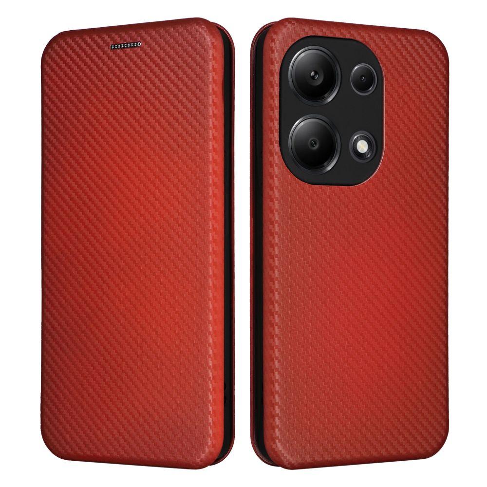 Carbon Fibre Flip Cover Leather Wallet Book Case For OPPO Reno 12 Pro 11 10 9 8 7 6 5 Magnetic Close Coque