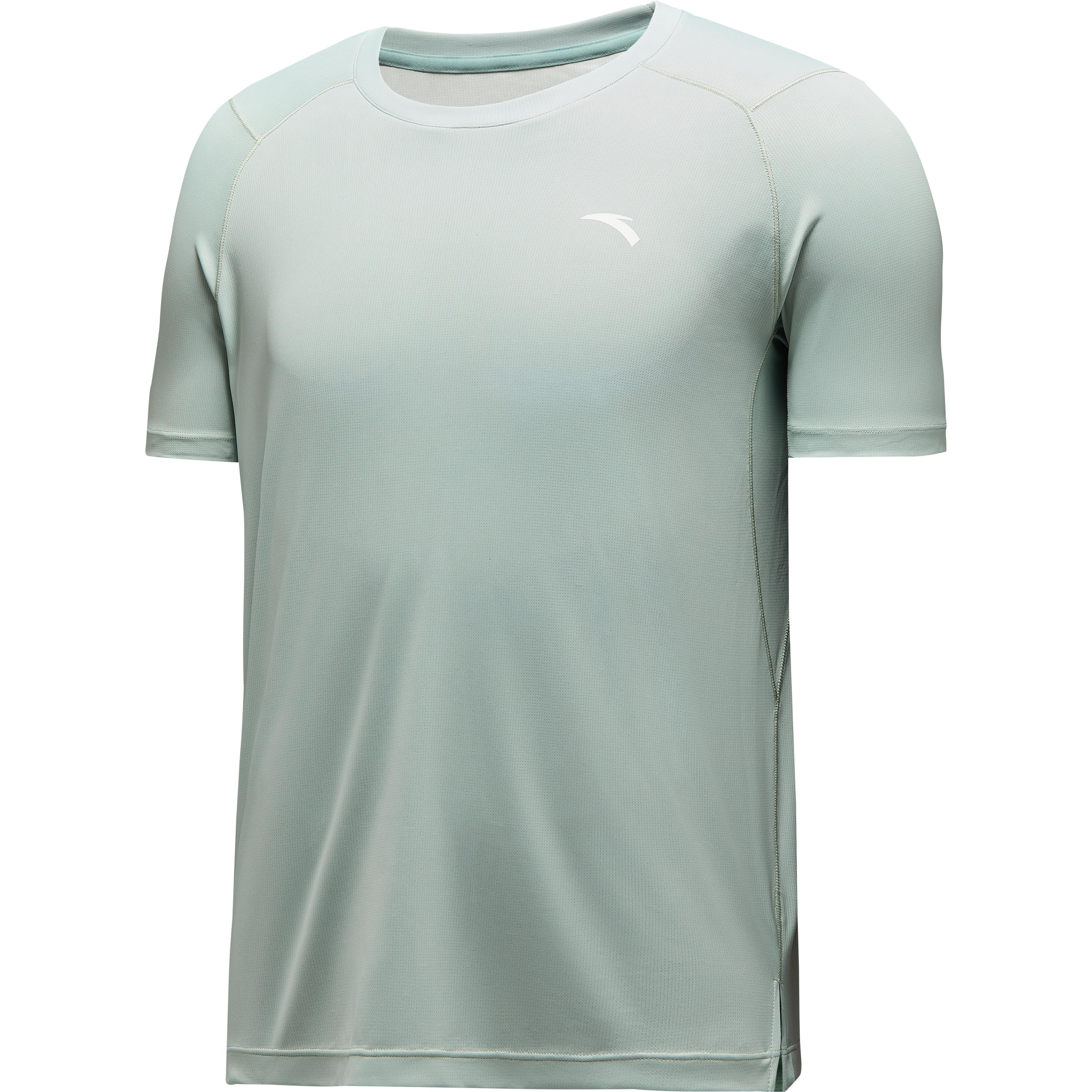 ANTA T Shirts Unisex Light Green Crew Neck Moderate Straight Fit 462520201-5 170(M)