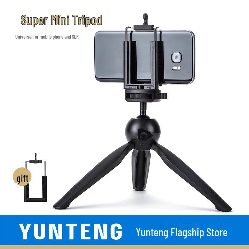 

Yunteng Mini Tripod YT-238 DSLR & Phone Stand for Live Streaming & Universal Shooting. Yunteng 228