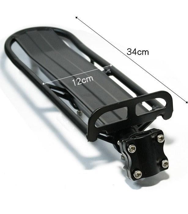 Adjustable Quick-Release Aluminum Rear Bike Rack for Mountain Bikes