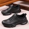 Fashion Outdoor Trainers Breathable Men's Sneakers Genuine Leather Walking Shoes Leisure Male Sports Shoes Non-Slip Treking Footwear